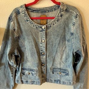 Gap Women’s Lady Style Jean Jacket - XL TALL